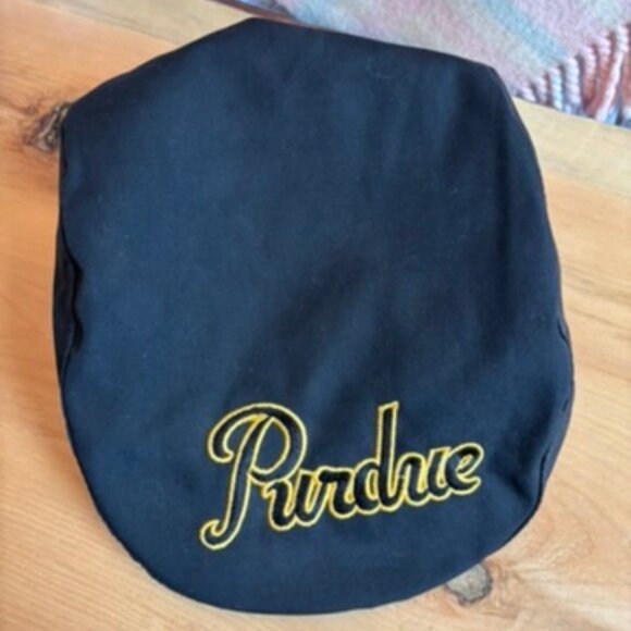Vintage Purdue newsboy style flat cap and vintage decal - Picture 4 of 10